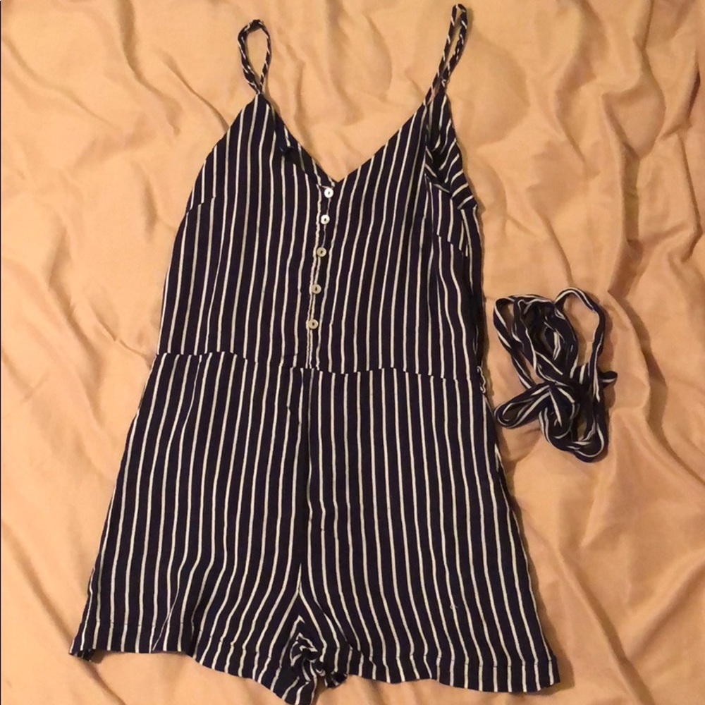 Cute Striped Romper